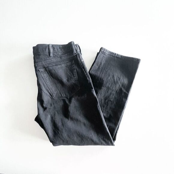 Banana Republic Mens Dark Wash Denim Straight Jeans Black 38x32 - Picture 7 of 9